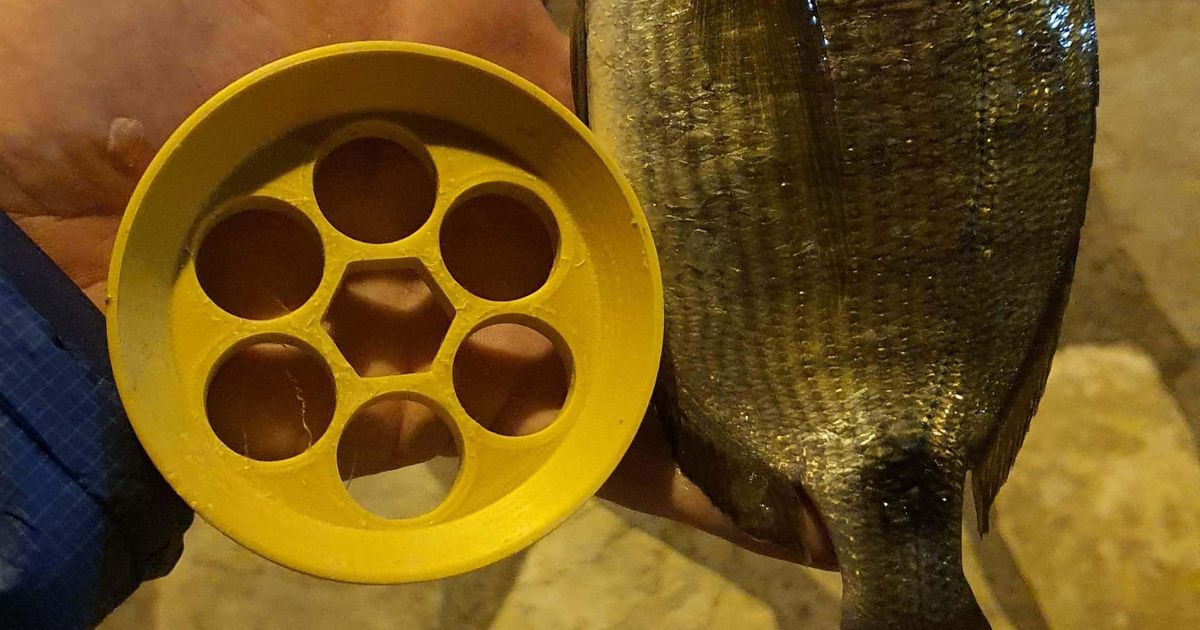 Portable hand Fishing ring (cuban YOYO) / Carrete de pesca a