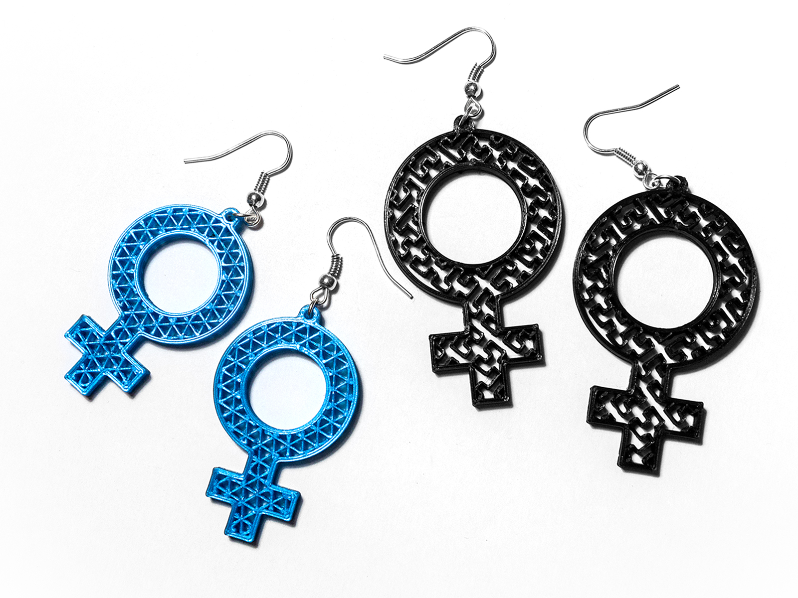 Venus Symbol Infill Earrings