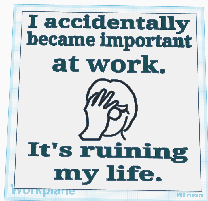 Important At Work Sign