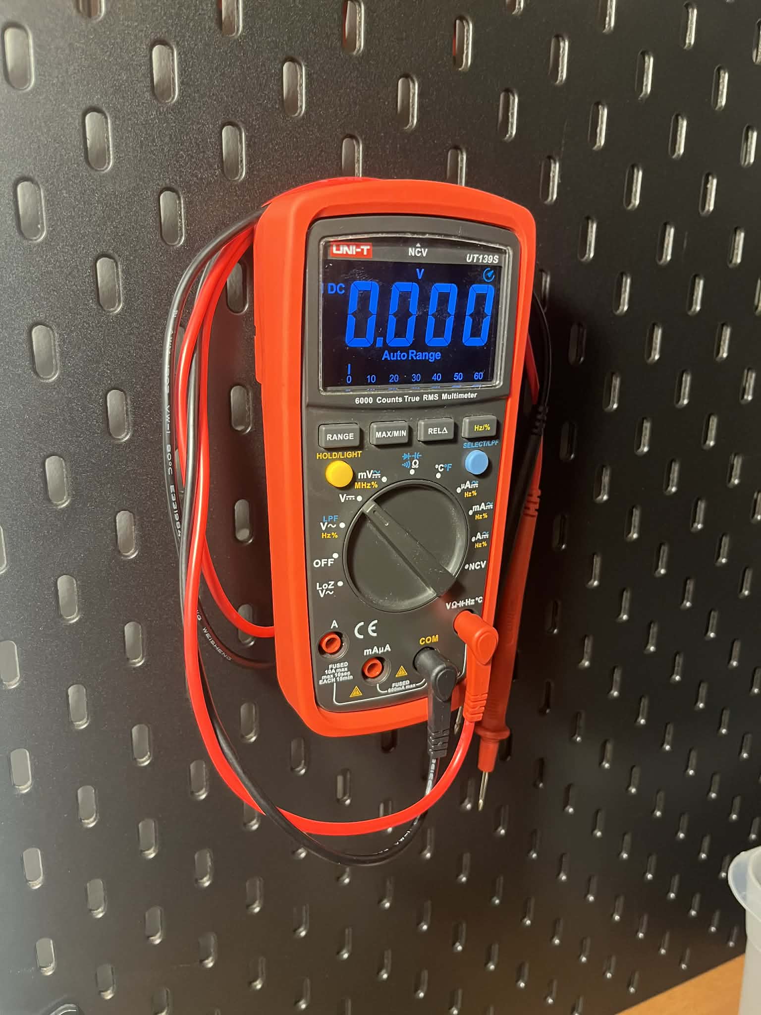 UNI-T UT139 Multimeter holder for IKEA Skadis
