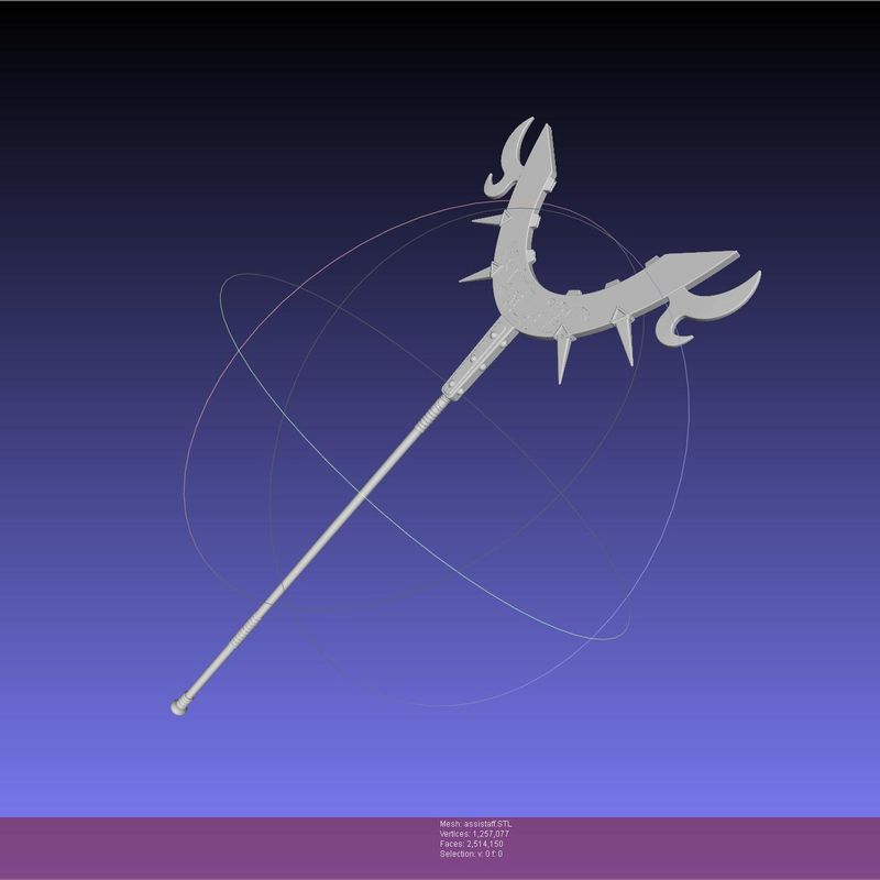 Gachiakuta Zanka Assistaff by Julian Danzer | Download STL model ...