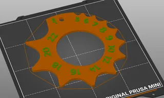 Radius gauge 90°