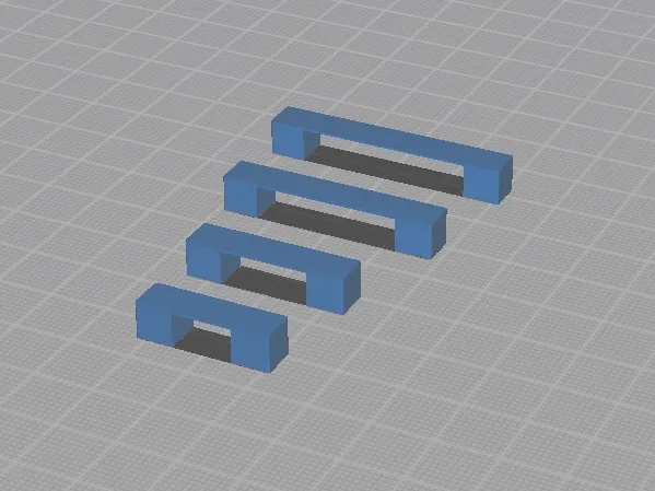 10mm-30mm Bridging Test QUICK! 5 minute Test Print