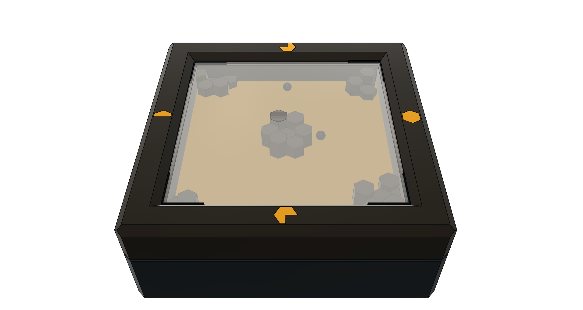 Miniatura 15 do modelo 3D The Makers Magnetic Sandy Clock