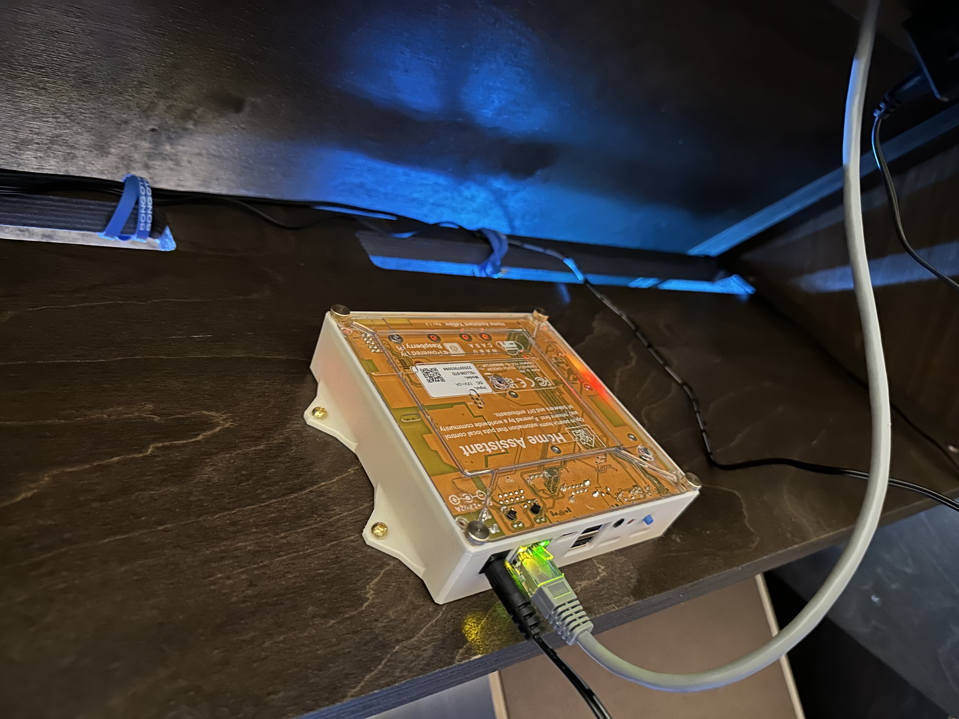 Home Assistant Yellow Enclosure With Mount Flanges