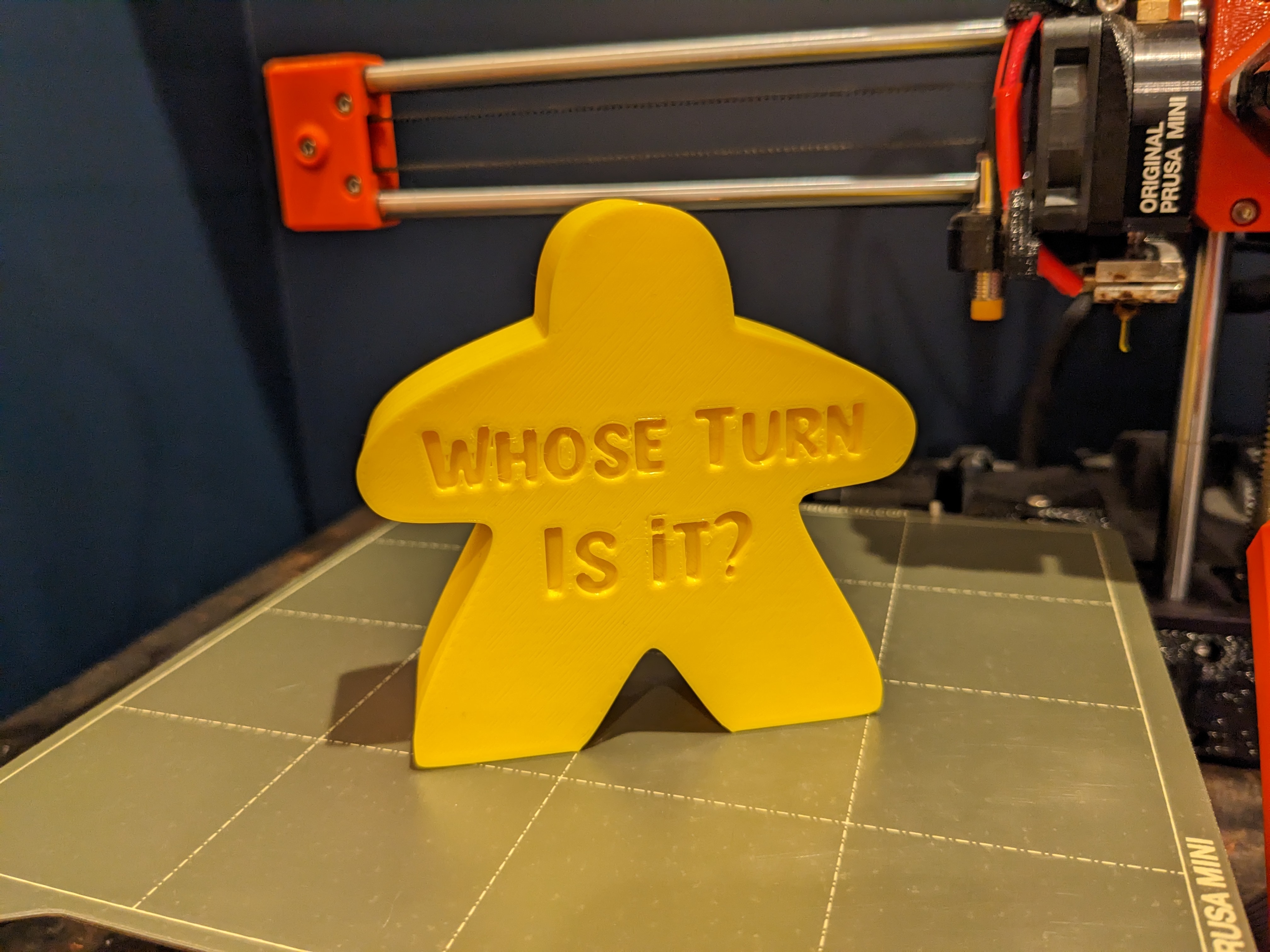 Oversized Meeple Turn Tracker