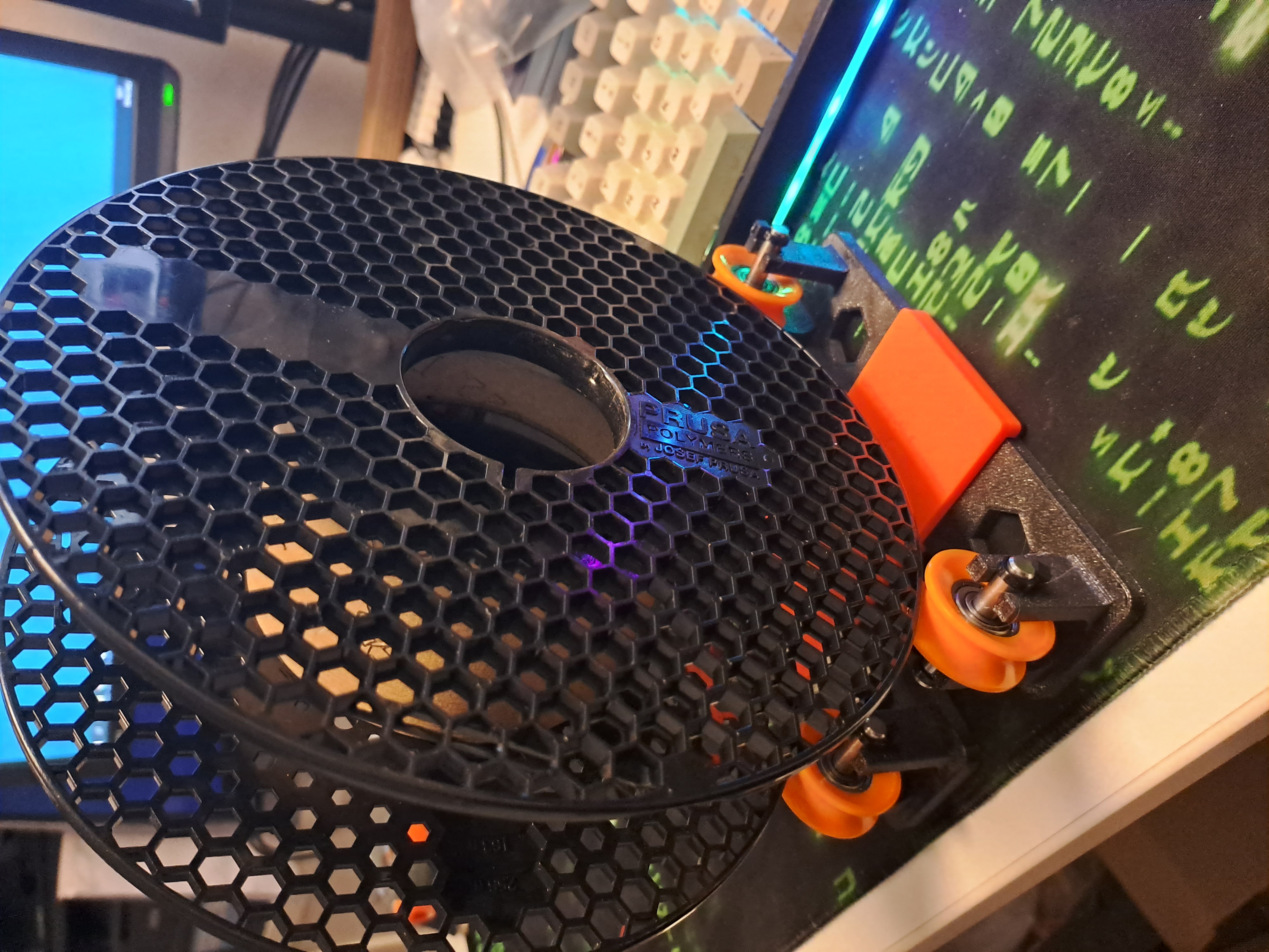 Modular Spool holder roller