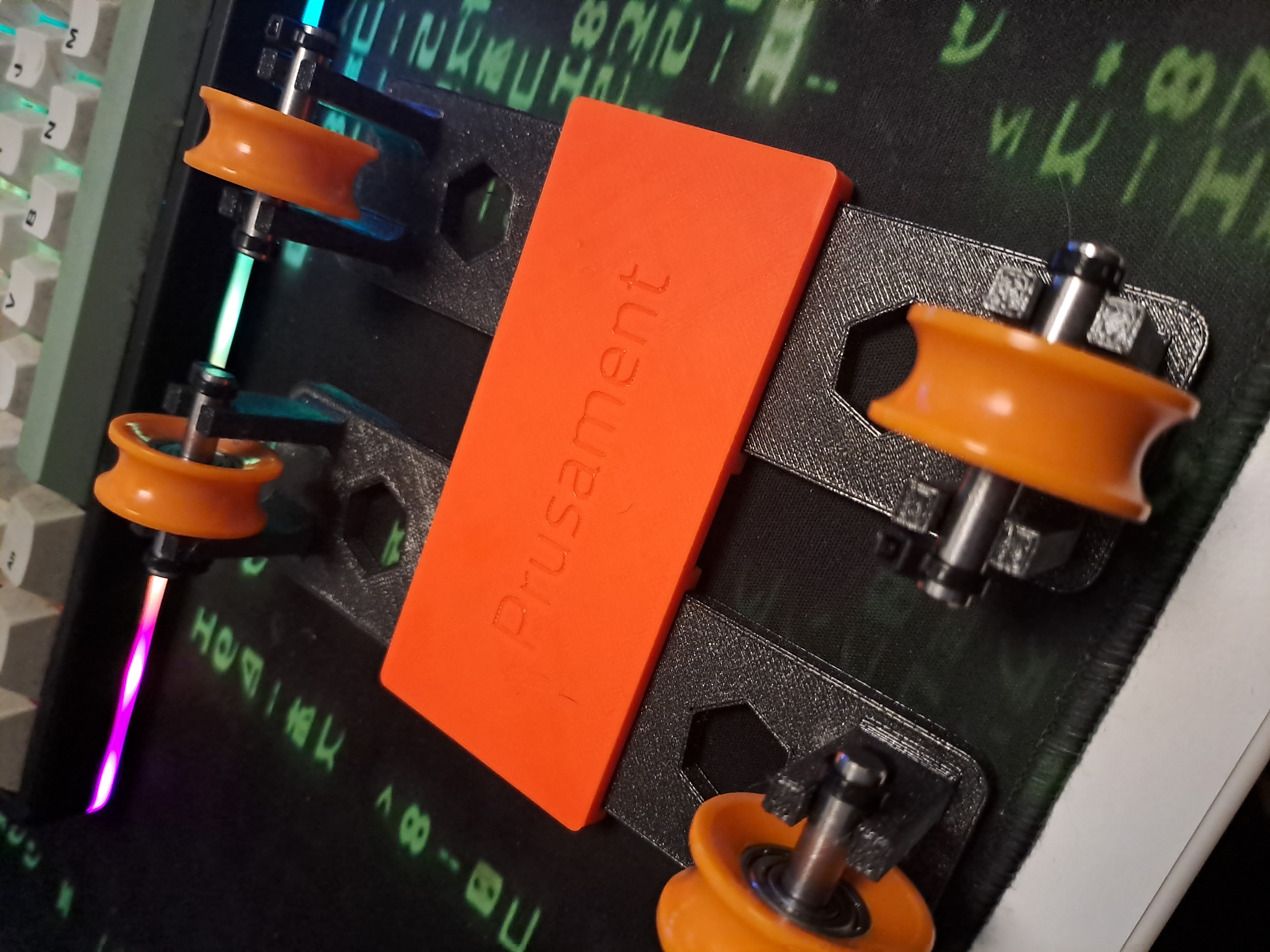 Miniatura 4 do modelo 3D Modular Spool holder roller