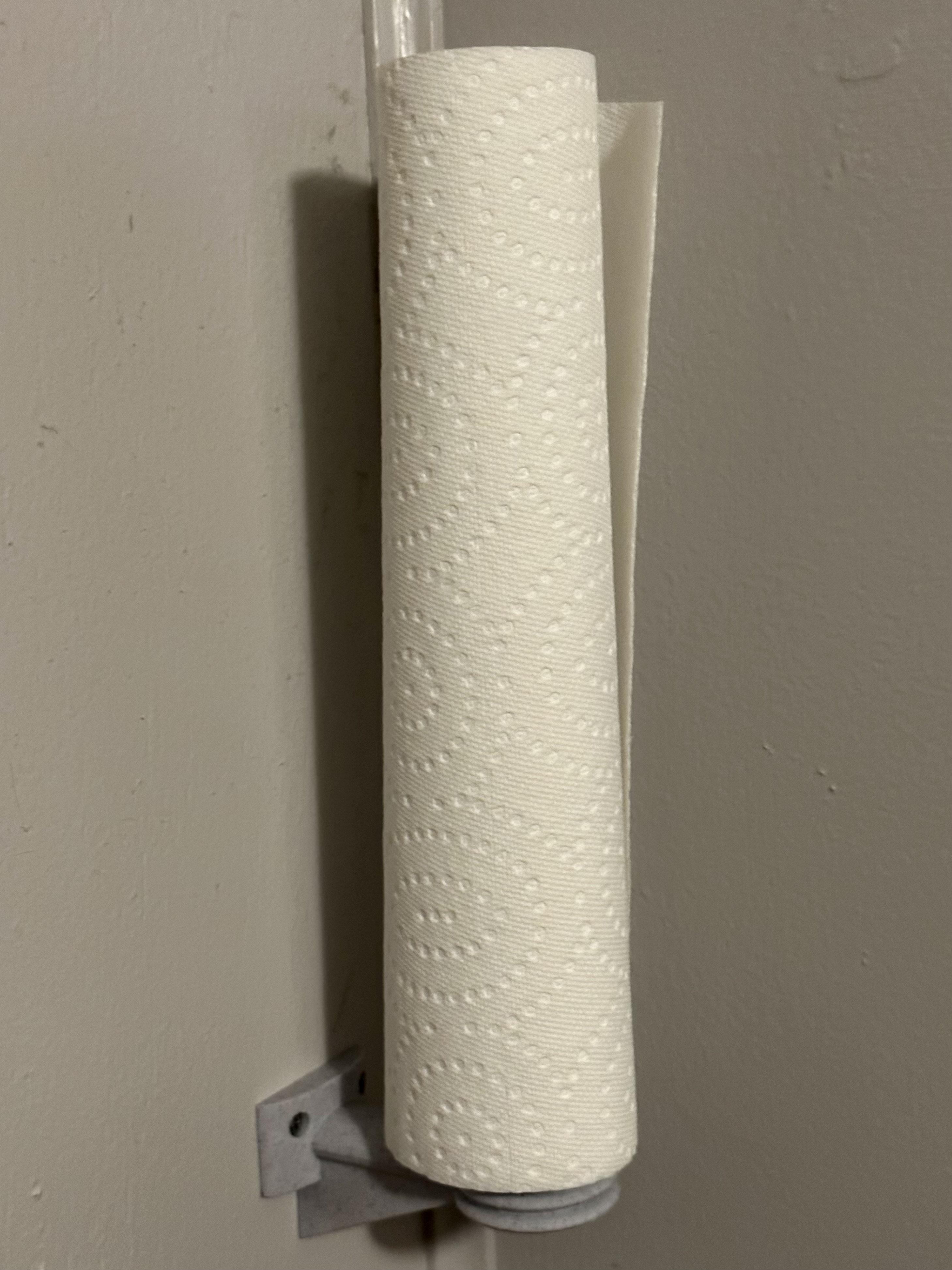 Upright Paper Towel/Toilet PaperHolder by Korrrrrrl Download free STL model