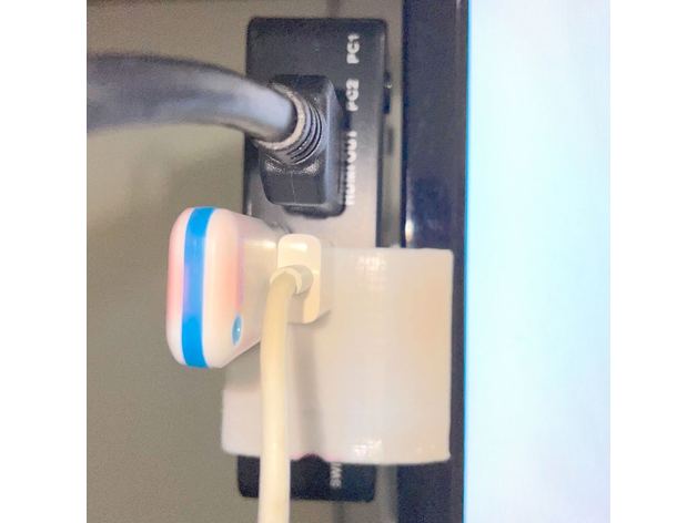 Monitor Mount for KVM switch with F3D for easy customization