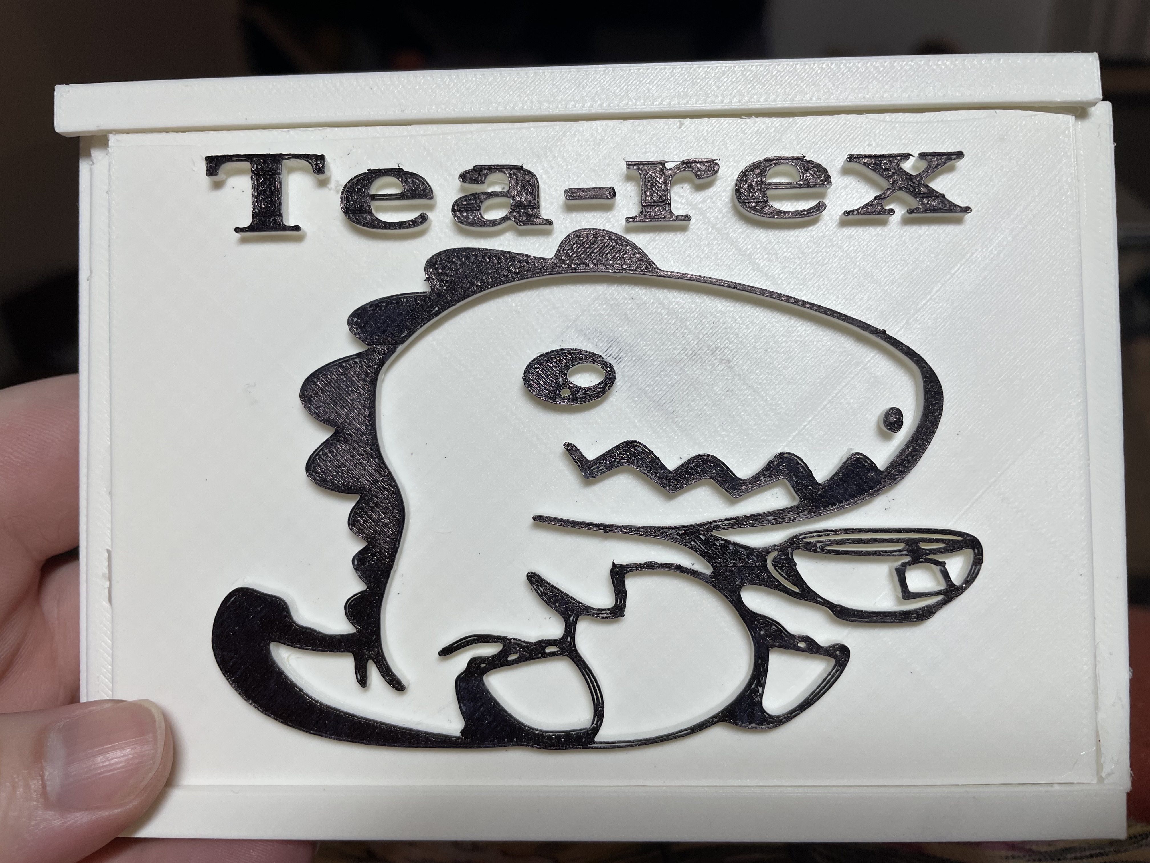 Tea-Rex Tea Box by aotie Download free STL model Printables
