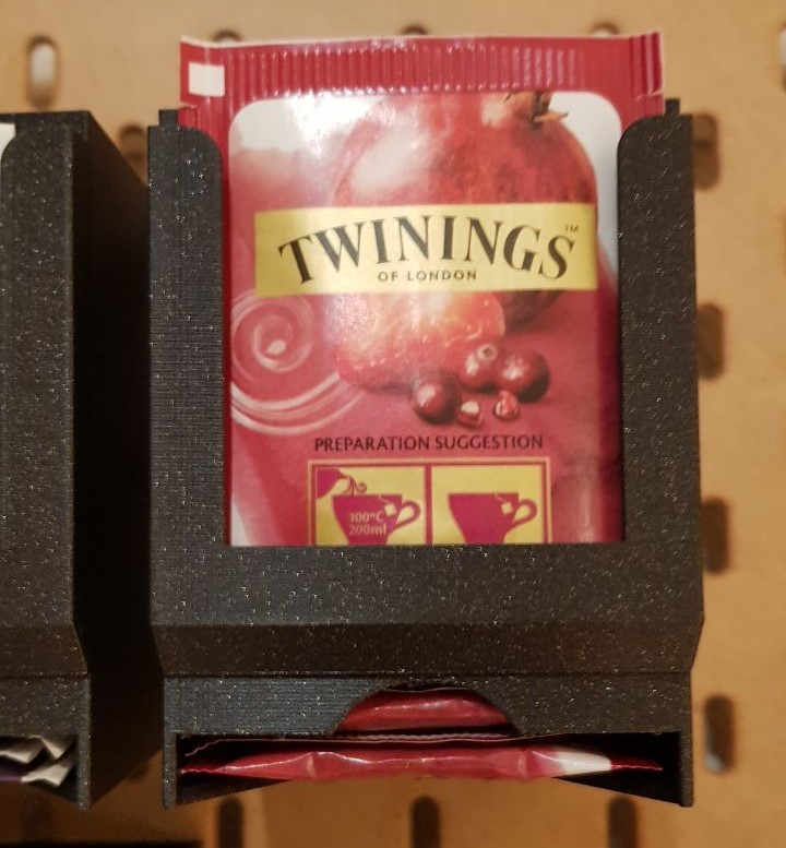 Tea Organizer for Ikea Skadis by LeSnowTiger Download free STL model