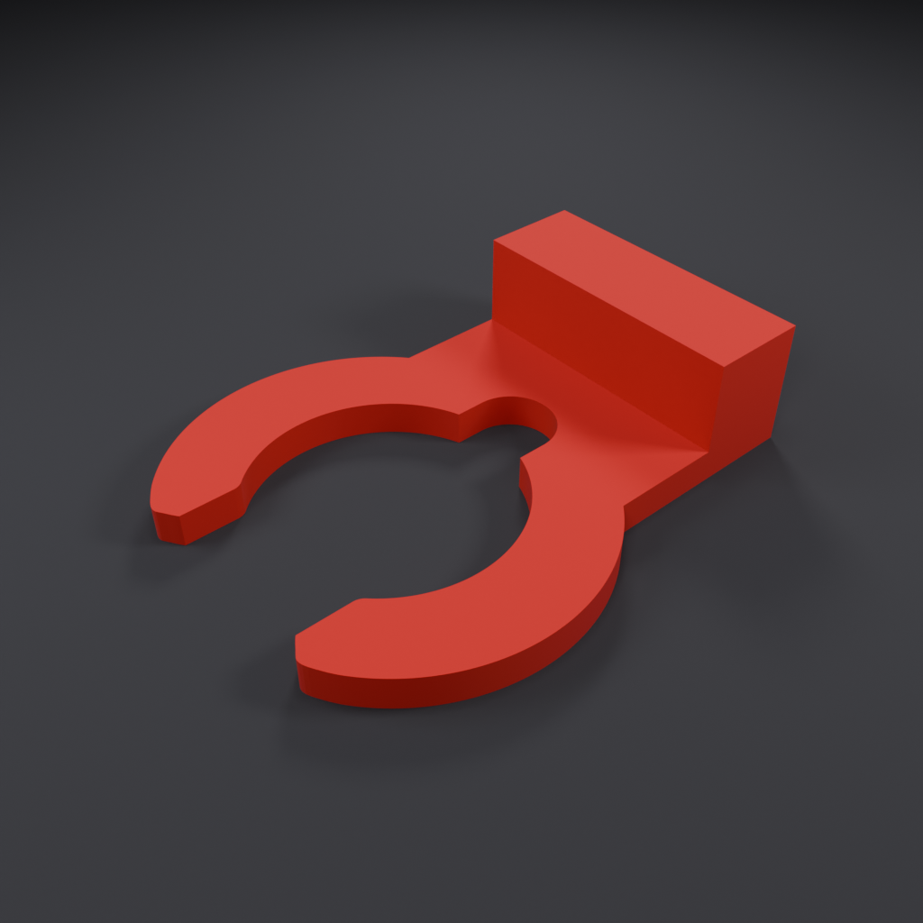 PTFE Tube Clip V2 – Strong Snap-Fit