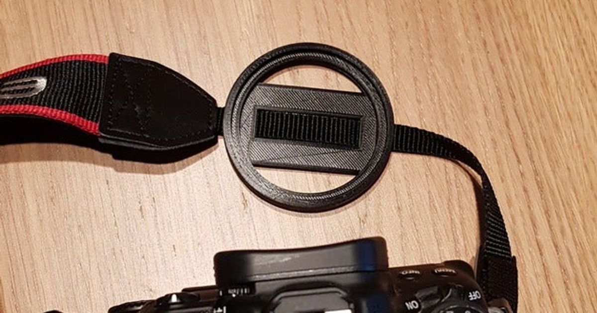 Canon Lens Cover Holder by echo Download free STL model