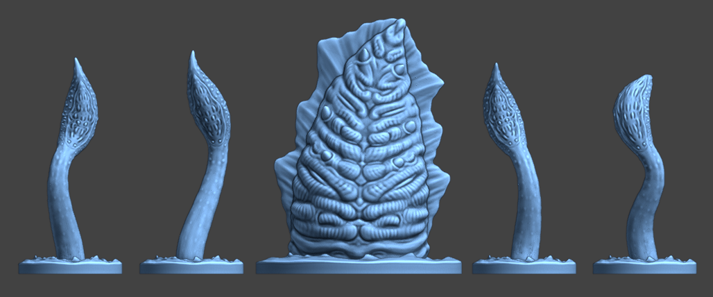 Miniatura 2 do modelo 3D Kraken + More Tentacles!