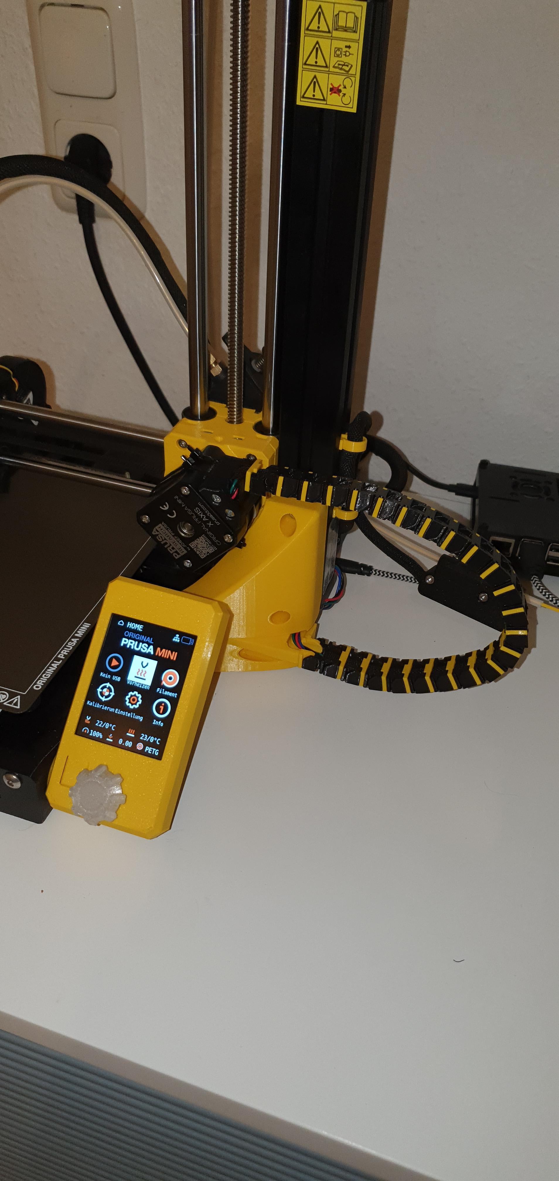 Prusa mini Z Support with Cable Chain