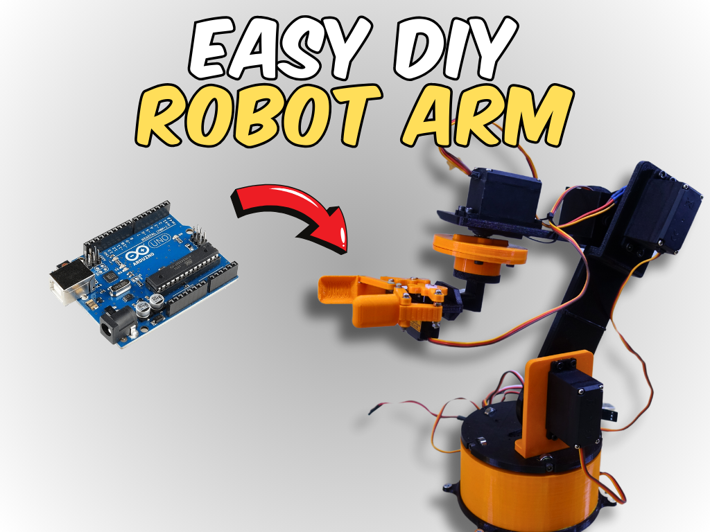 DIY Robot Arm by Carlos 3D | Download free STL model | Printables.com