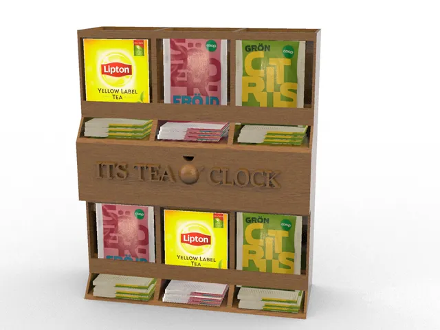 TEA o' Clock - TEA BAG DISPENSER
