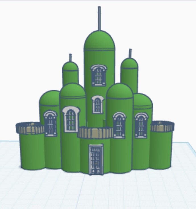 Emerald Palace side pad of the Wizard of Oz