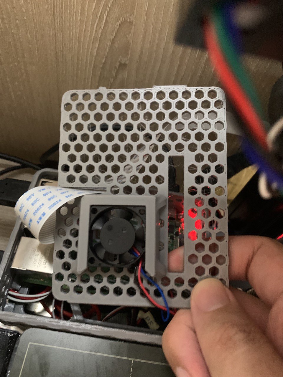 25x6.5mm Fan Mount for Raspberry Pi Z-Box 3D model thumbnail