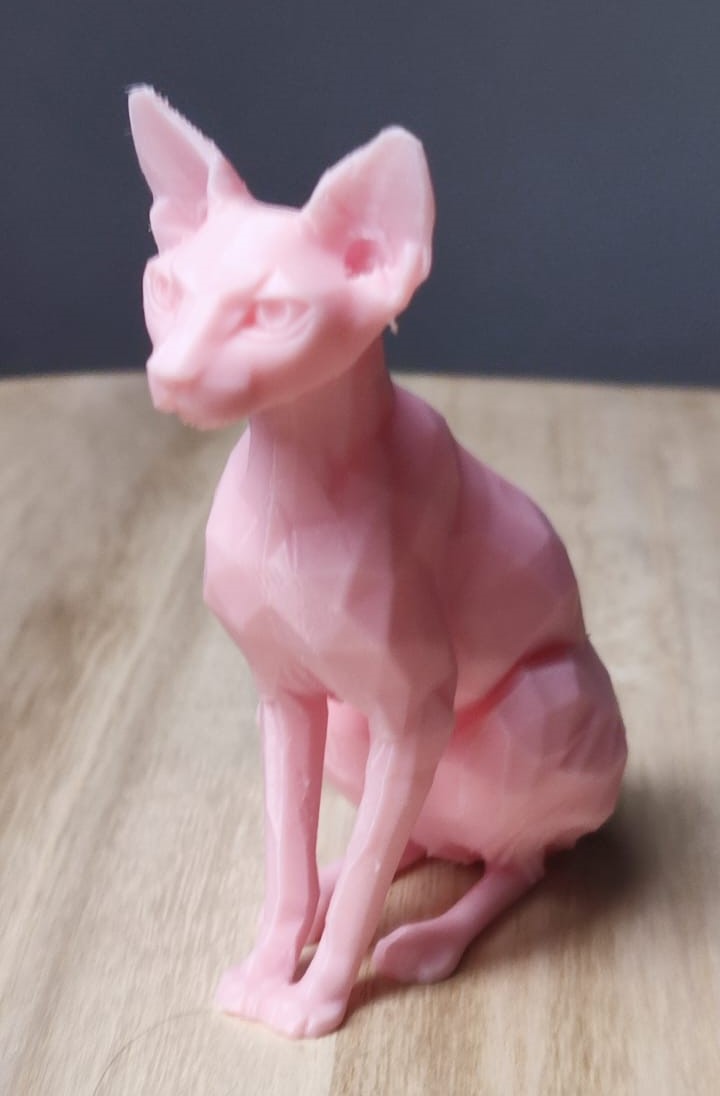 Miniatura 2 do modelo 3D Low Poly Sphynx Cat