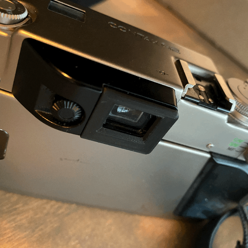 Contax G2 - viewfinder cover/frame by PixxelSnake | Download free STL ...