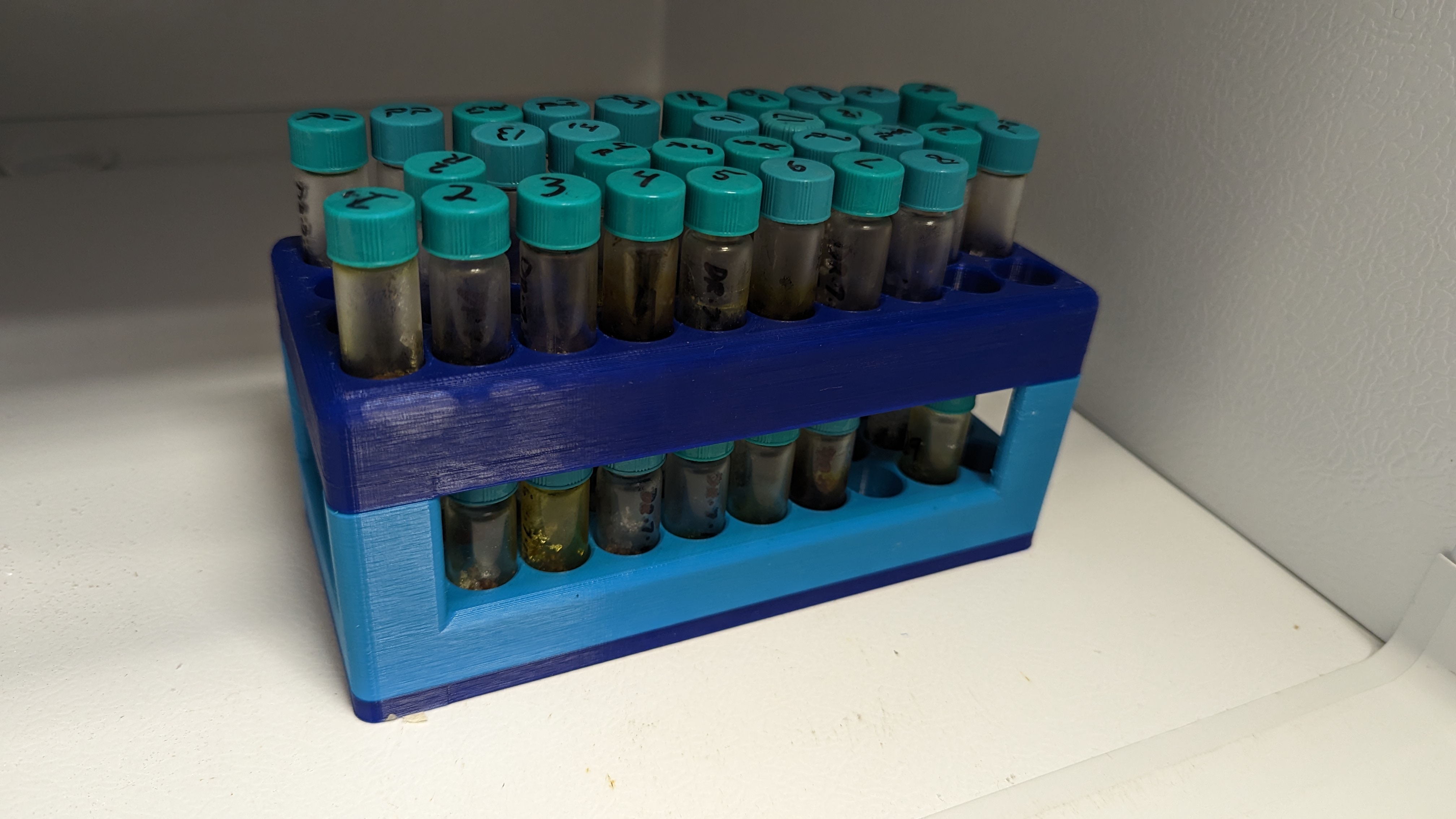 4 Ml 1 Dram Vial Holder Stackable By Kc Ortiz Download Free Stl