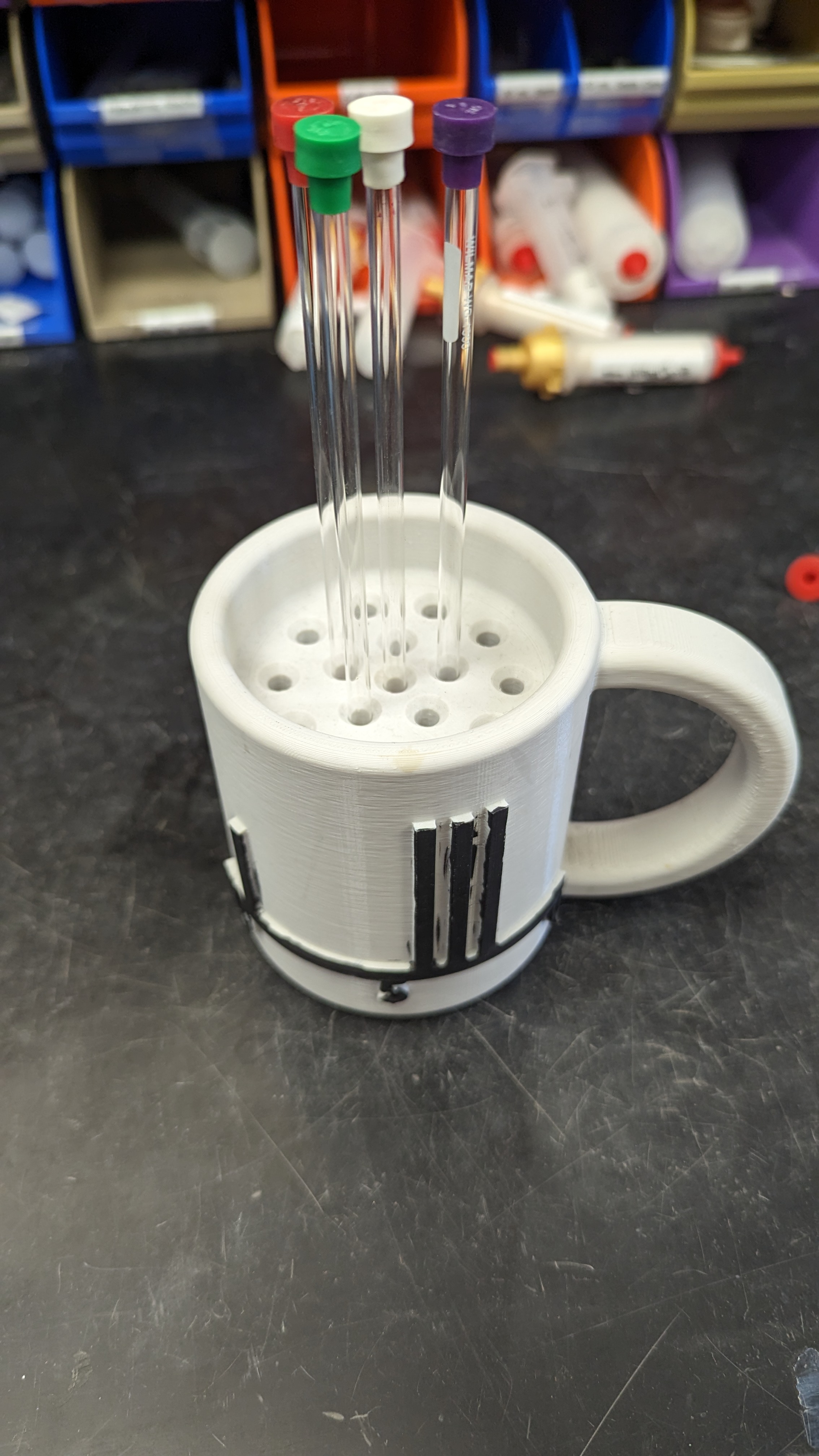 Coffee Cup NMR Tube Holder by KC Ortiz Download free STL model