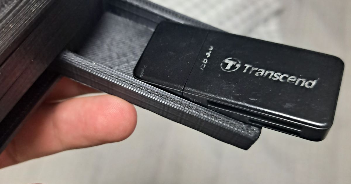 TSRDF5 SD READER Holder for Swiss Army Style SD Holder by Choryu Park