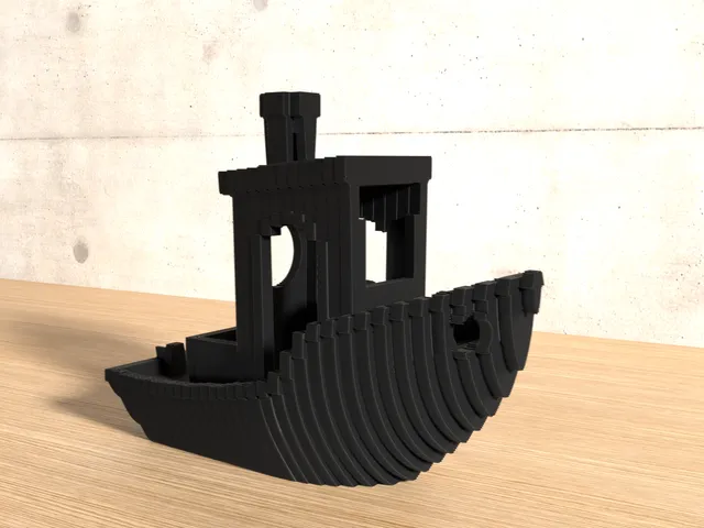 Sliced 3D Benchy