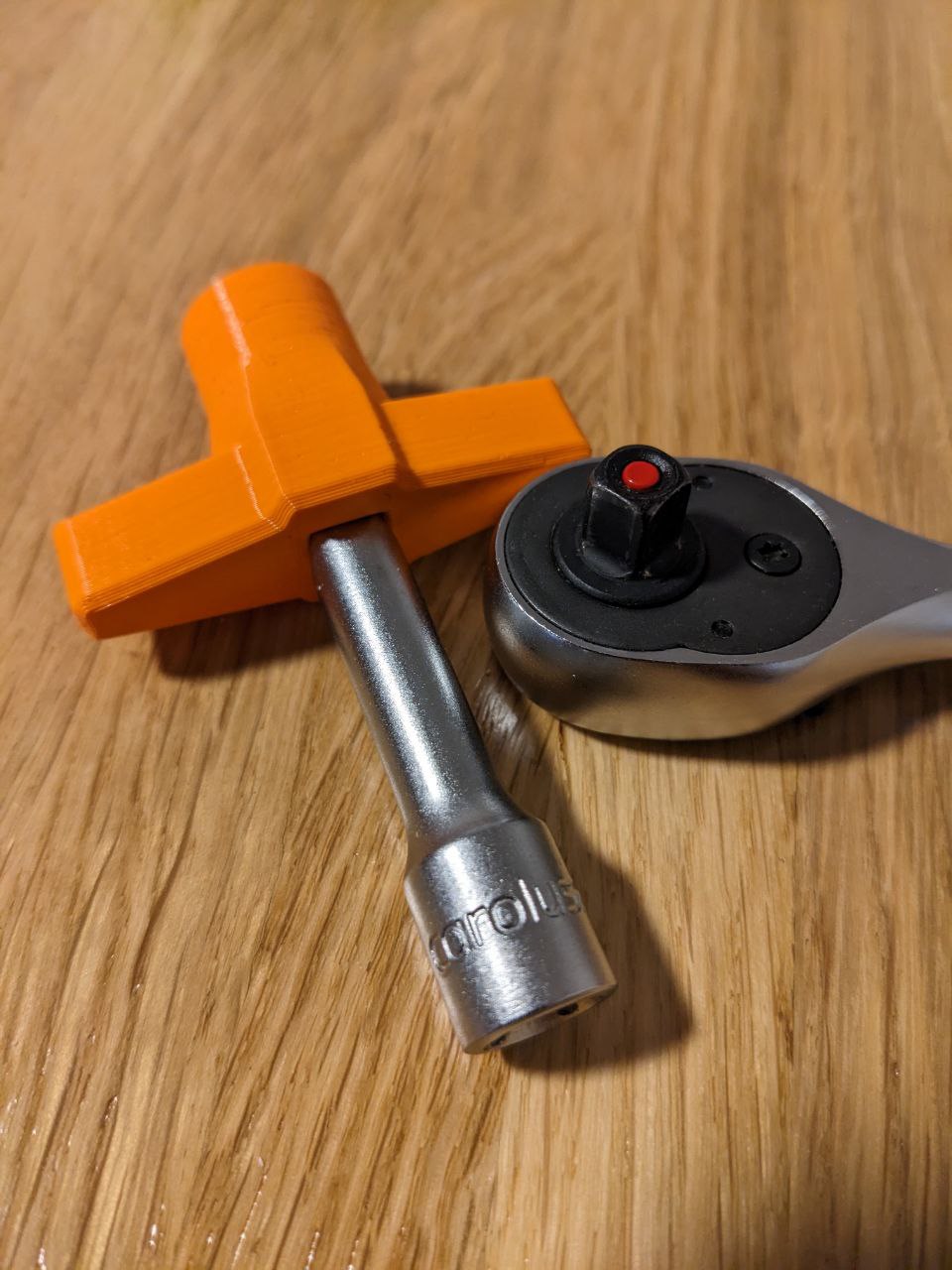 RIC 9 mm square drive wrench and socket adapter by apefred Download