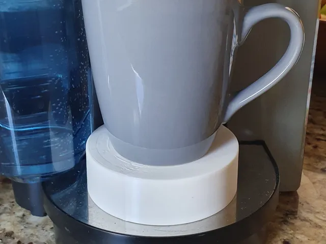 Simple Mug Riser With Drip Hole Universal Fit 30mm High