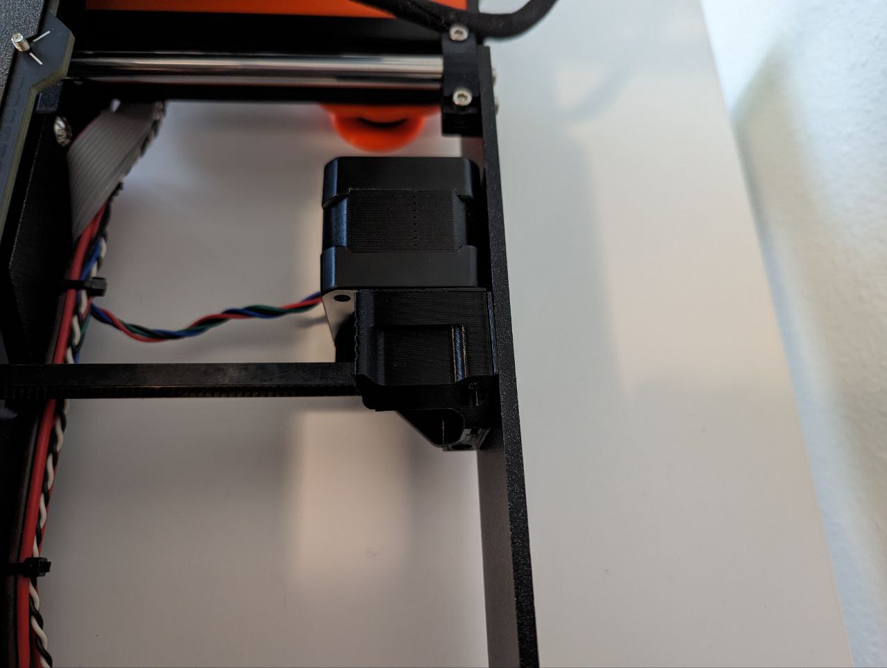 MK3S Y-Axis Motor Mount Ultra -- Noise Dampening 3D model thumbnail