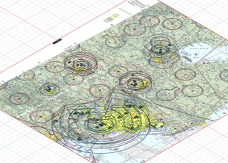 KDTW Terminal Area 3D Airspace