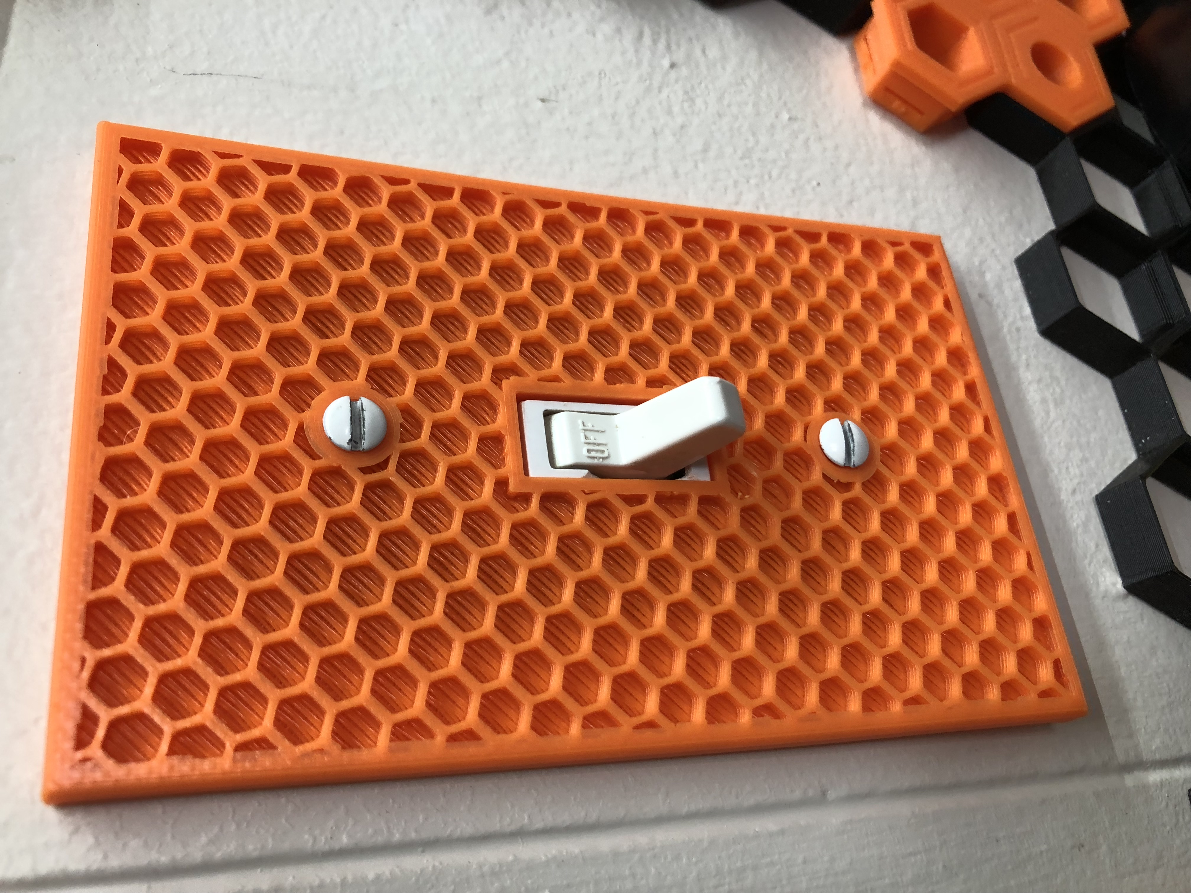 Miniatura 3 do modelo 3D Light switch plate/cover