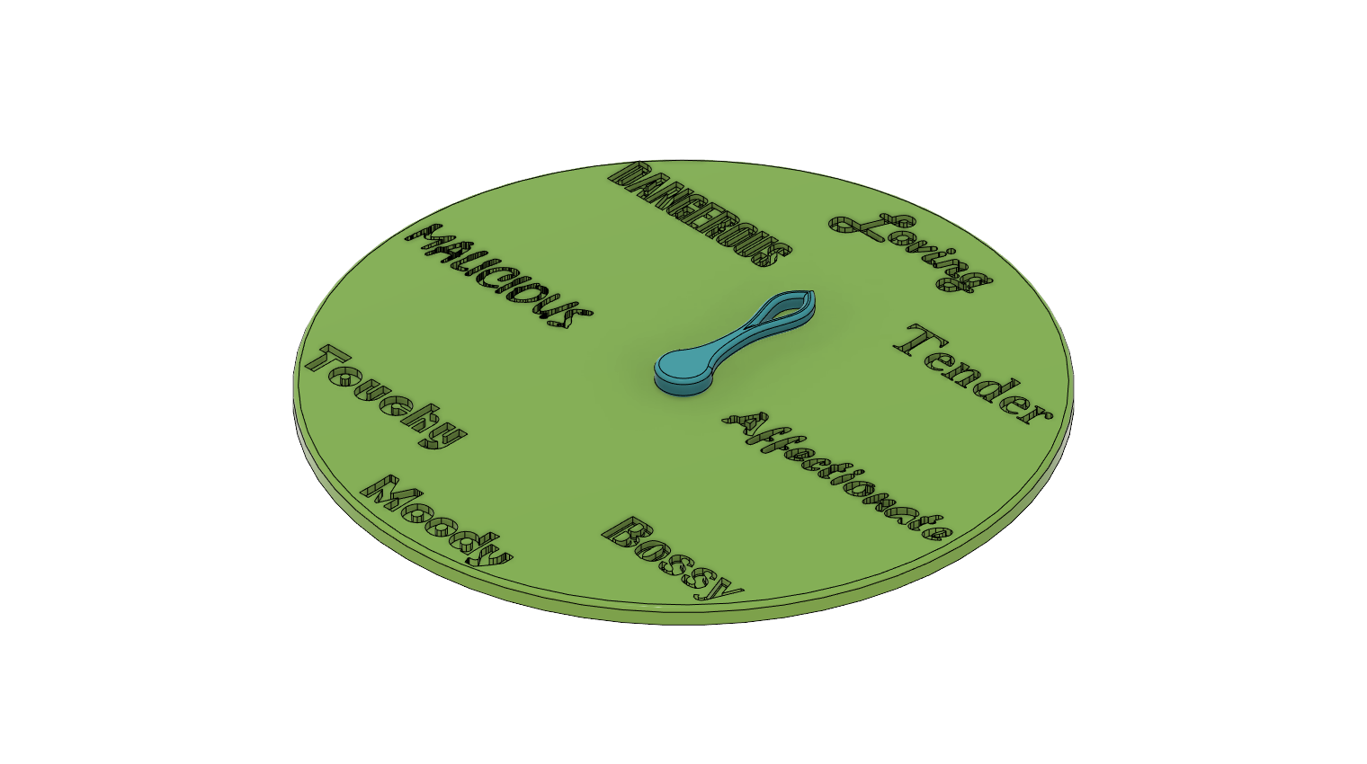 Mood Dial / Barometer by Justin B Download free STL model