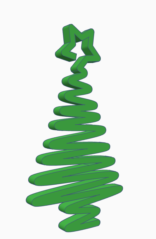 Simple modern Christmas tree - EASY TO PRINT!