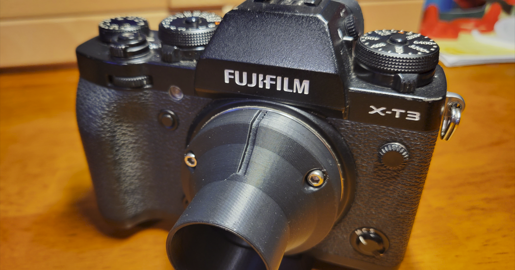Fujifilm X Telescope Adapter by Neumo Download free STL model