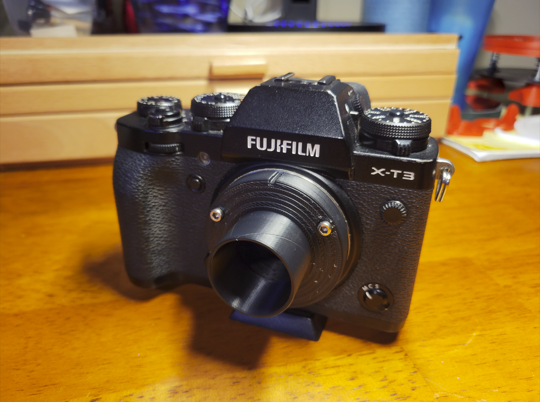 Fujifilm X Telescope Adapter by Neumo Download free STL model