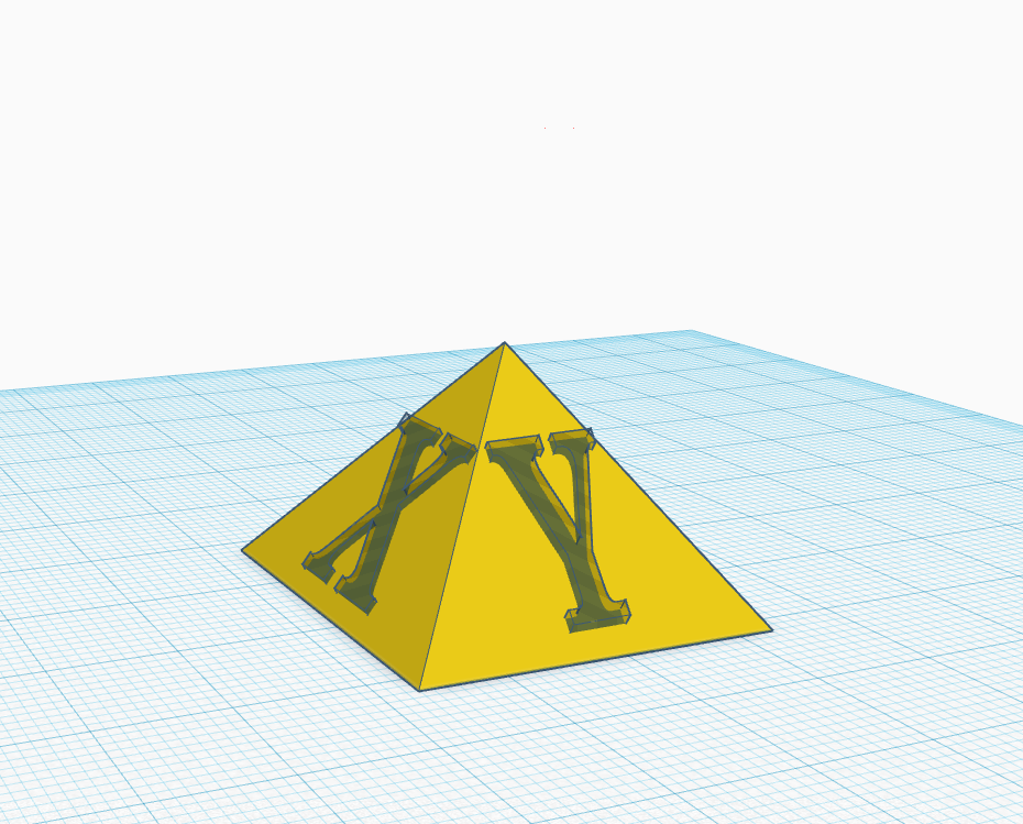 Calibration pyramid