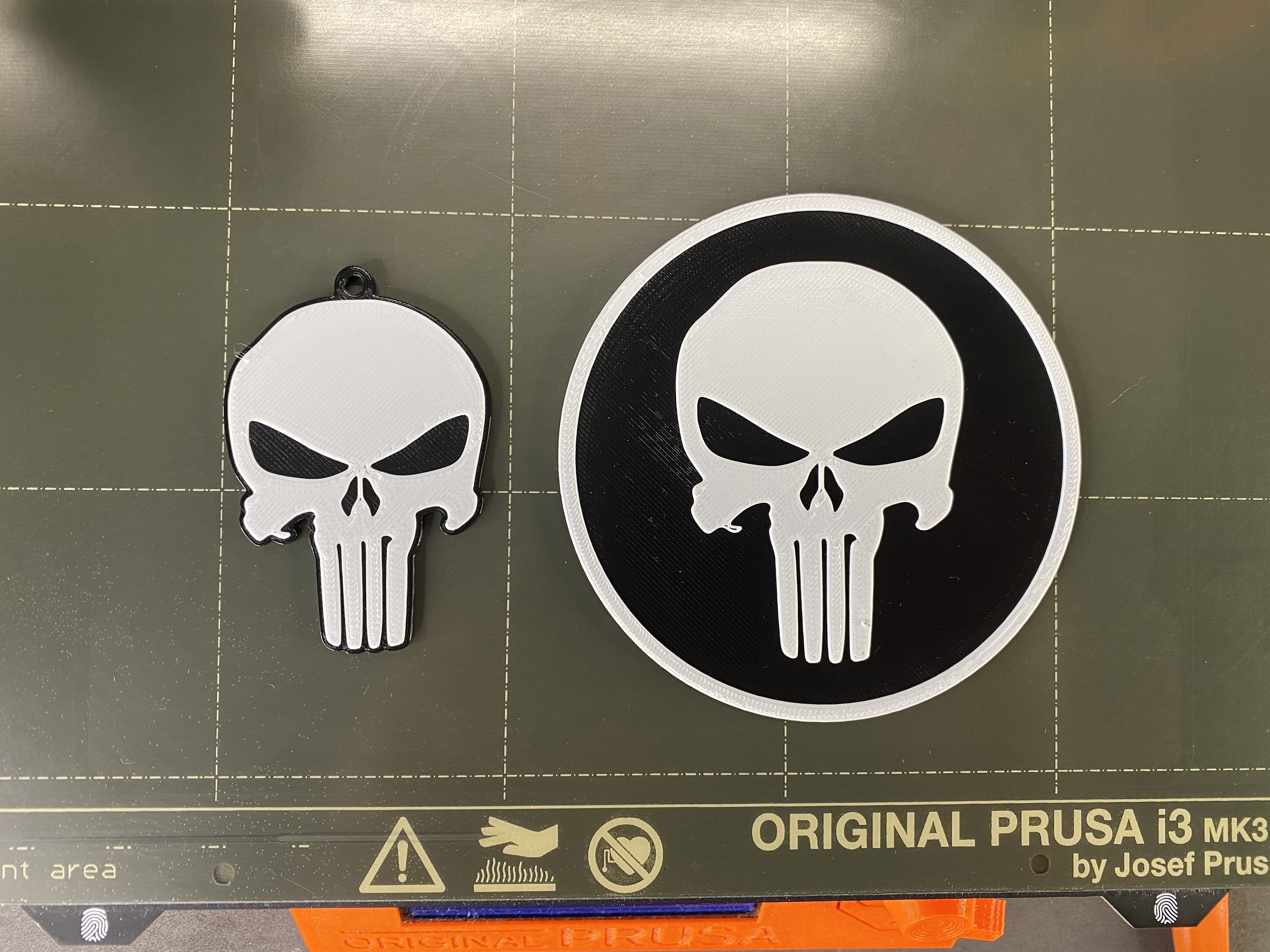 Punisher Coaster and Keychain