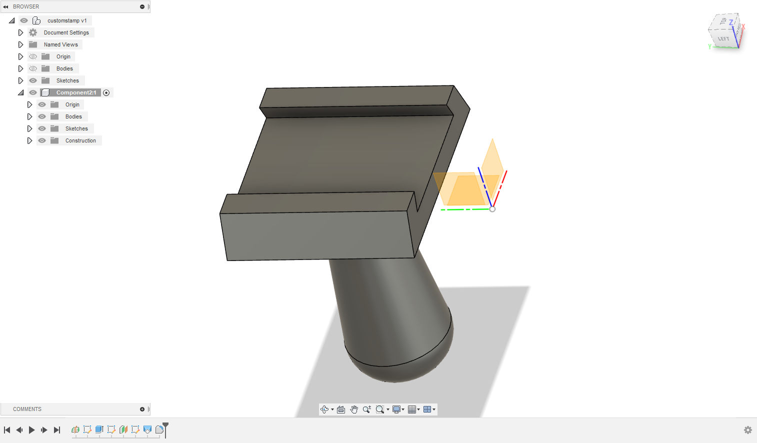 A customizable stamp holder and interchangeable stamp!
