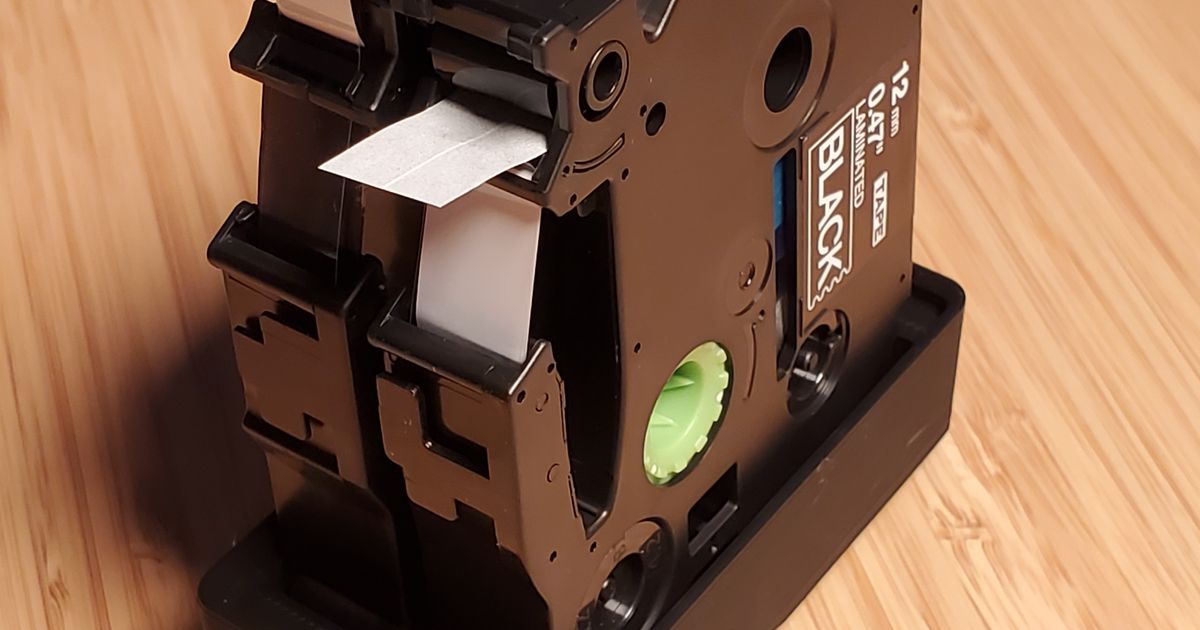 Gridfinity Label Tape Bin by Kosaro Download free STL model