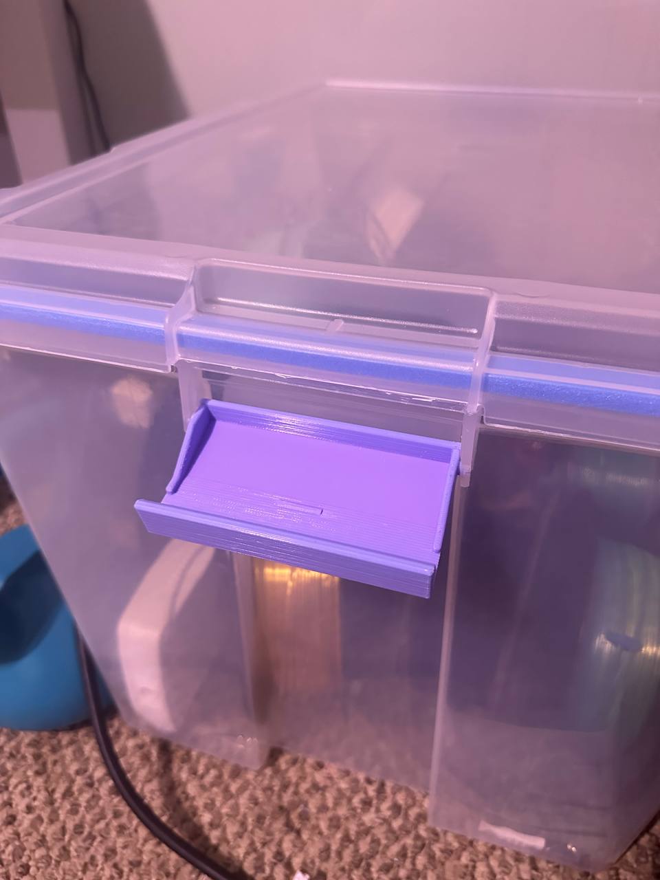 Handle for Sterilite Air Tight Box by mark roe Download free STL model