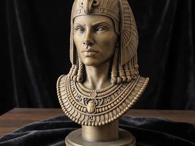 Cleopatra Bust Detailed