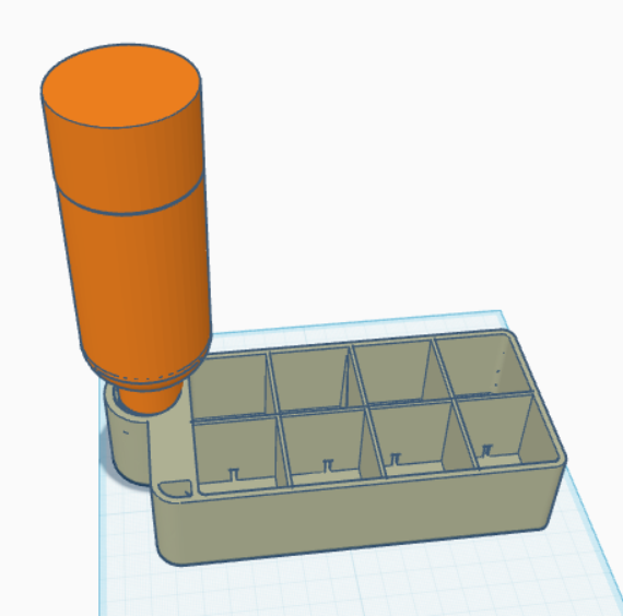 Seedling planter with waterer