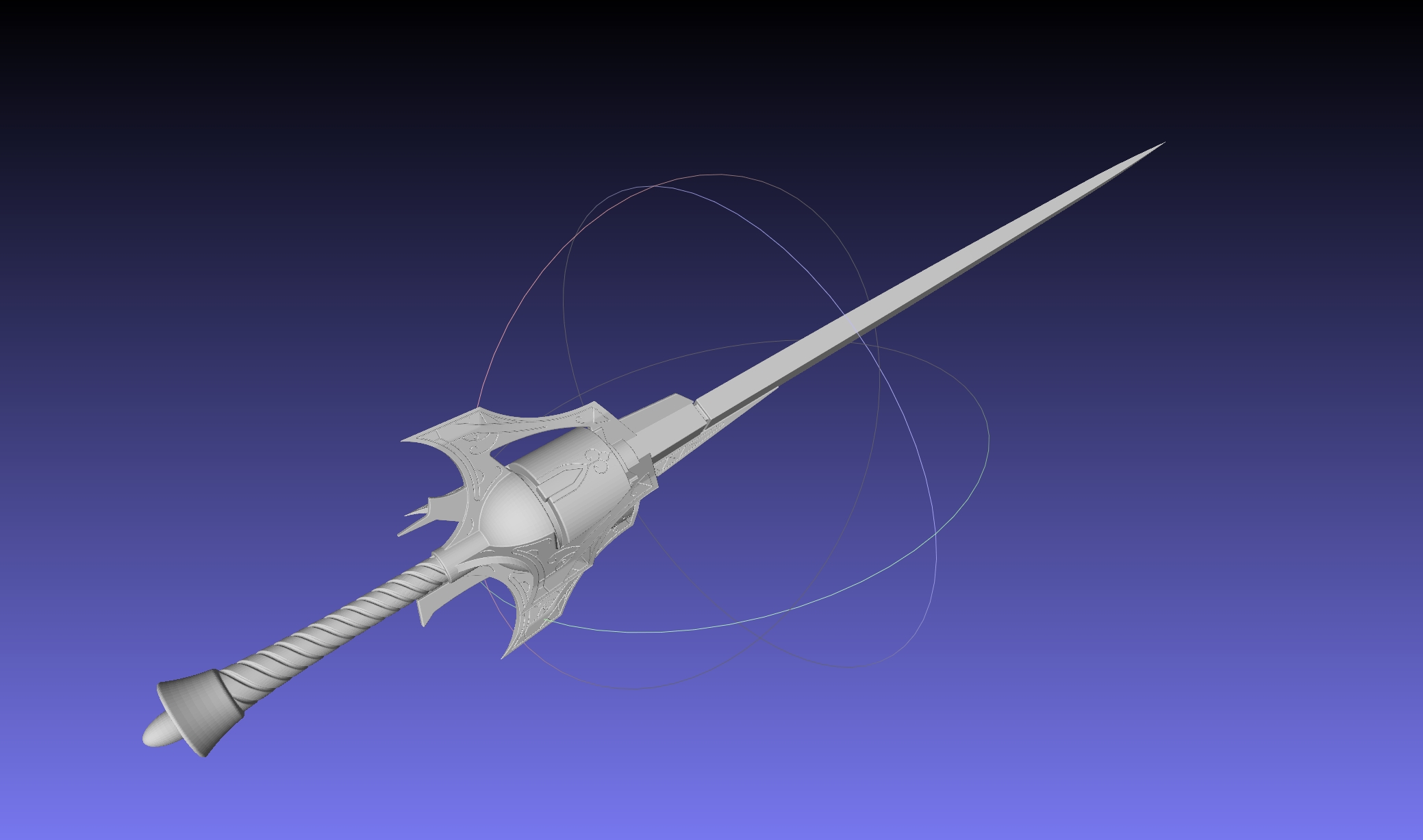 RWBY Weiss Rapier Myrtenaster Printable Assembly