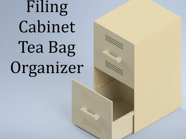 Filing Cabinet Tea Bag Holder
