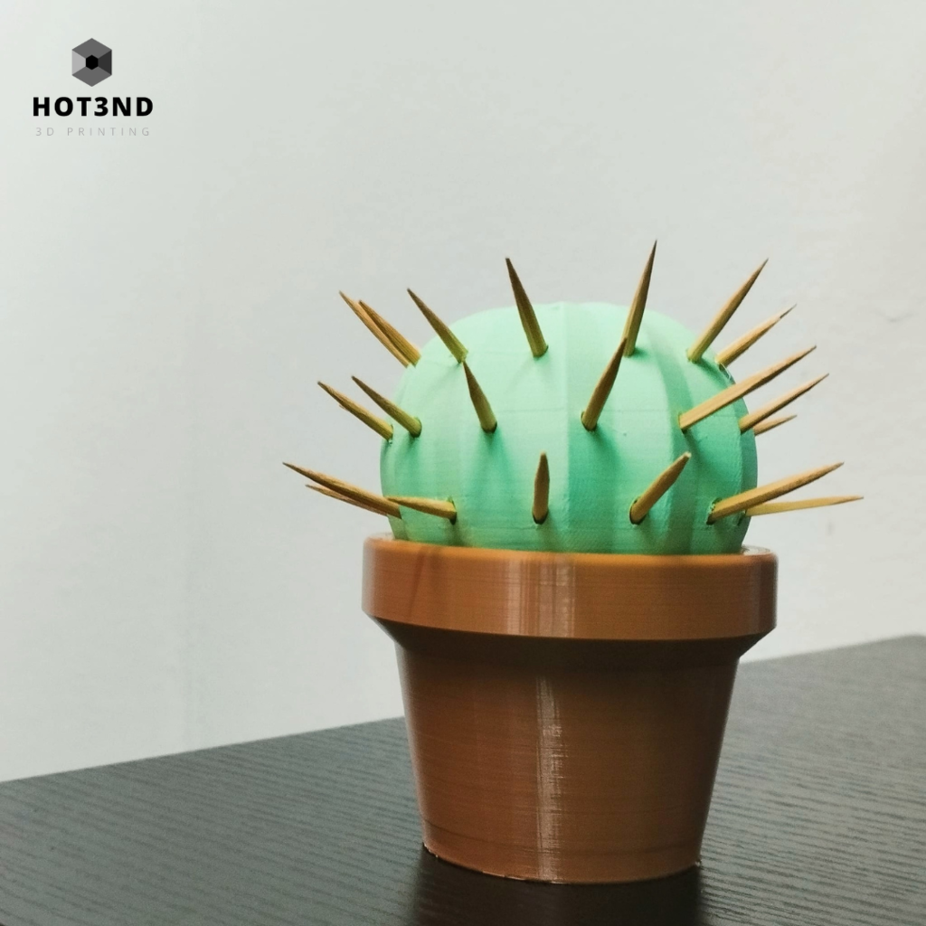 Cactus Toothpick Holder with Planter by Hot3nd | Download free STL ...