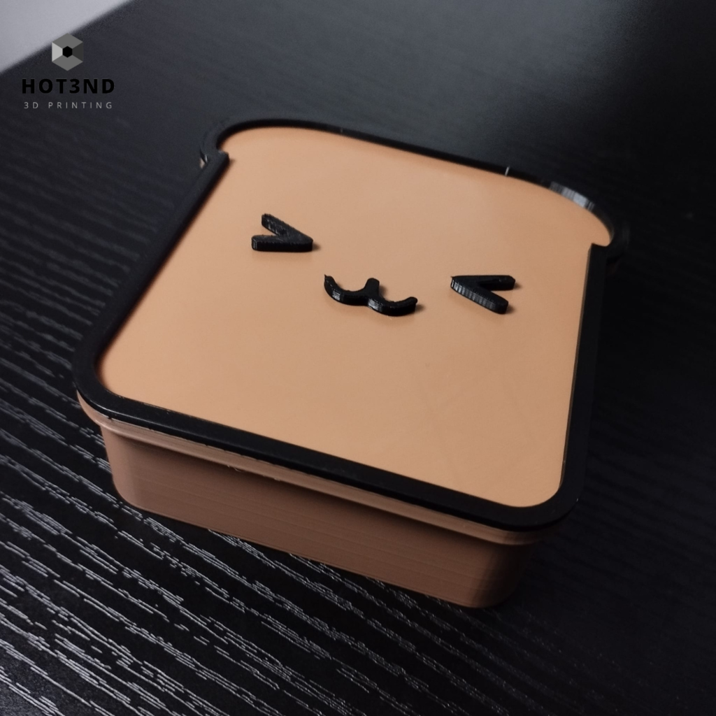 Miniatura 4 do modelo 3D Cute Toast Box